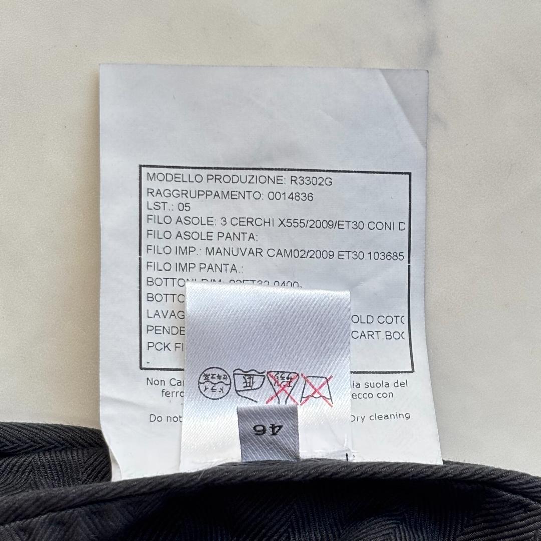 ボリオリ COAT コットンリネン ジャケット 段返り3B 黒 46 ua5