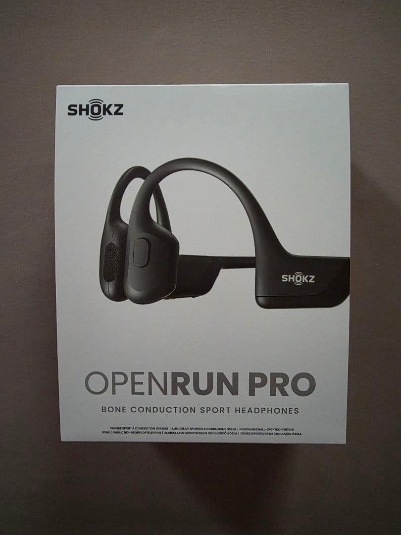 ほ*ん様 SHOKZ OPENRUN PRO 骨伝導イヤホン　ブラック