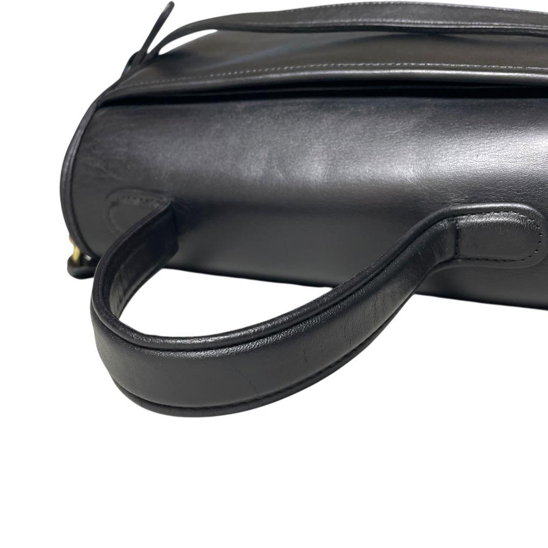 「美品」　オールドコーチ　9977 USA 2way ブラック　ショルダーバッグ