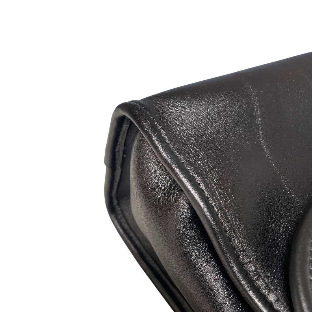 「美品」　オールドコーチ　9977 USA 2way ブラック　ショルダーバッグ