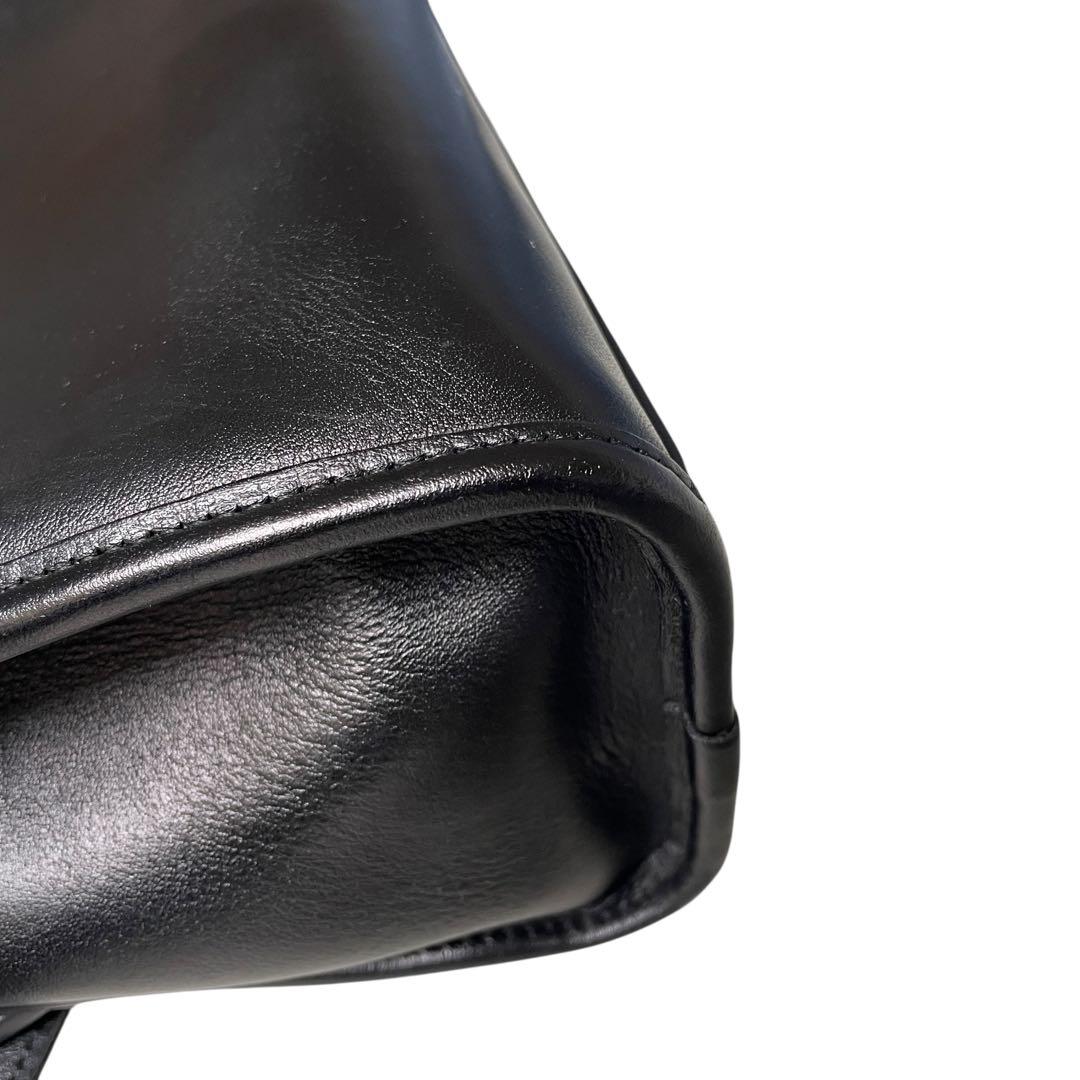 「美品」　オールドコーチ　9977 USA 2way ブラック　ショルダーバッグ