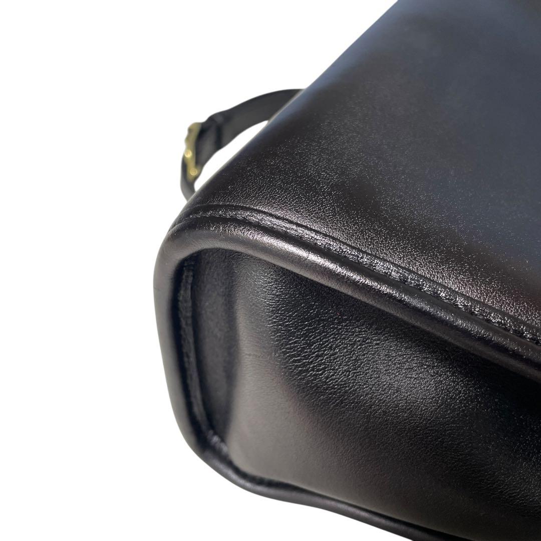 「美品」　オールドコーチ　9977 USA 2way ブラック　ショルダーバッグ