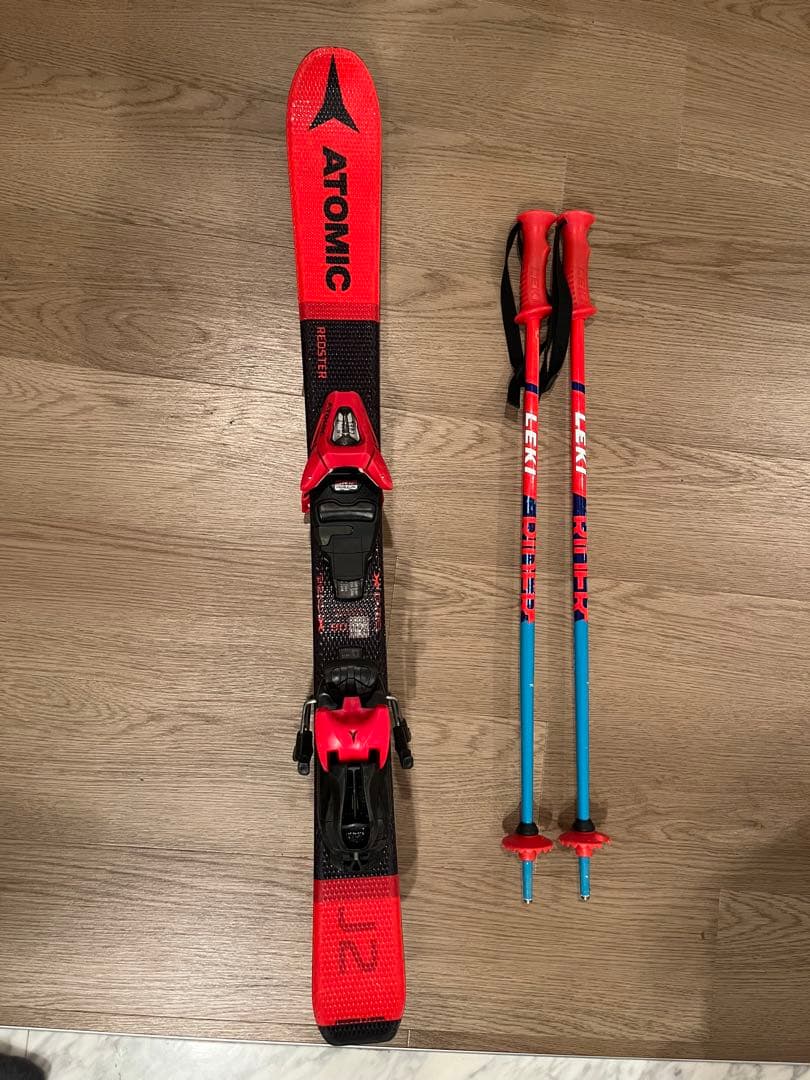 Atomic X-Range 90 スキー板とスキーポールセット