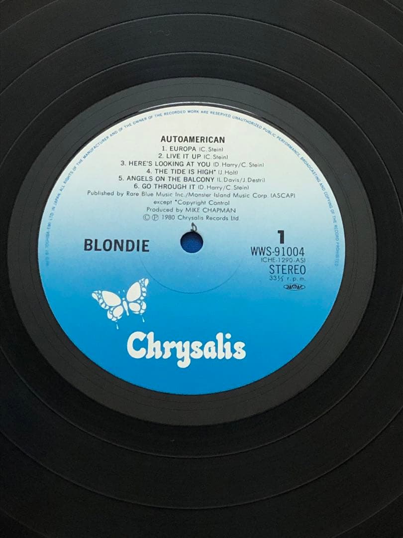 LP♢ ブロンディ♢オートアメリカン♢1980年♢帯付♢うg4875w42
