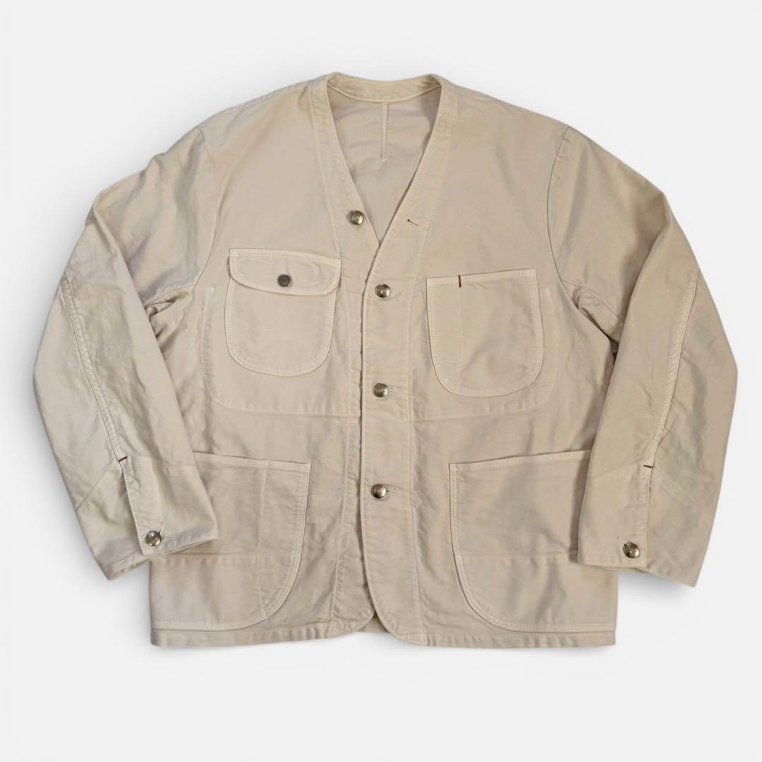 美品 45r おこめサテンベストオール　カバーオール