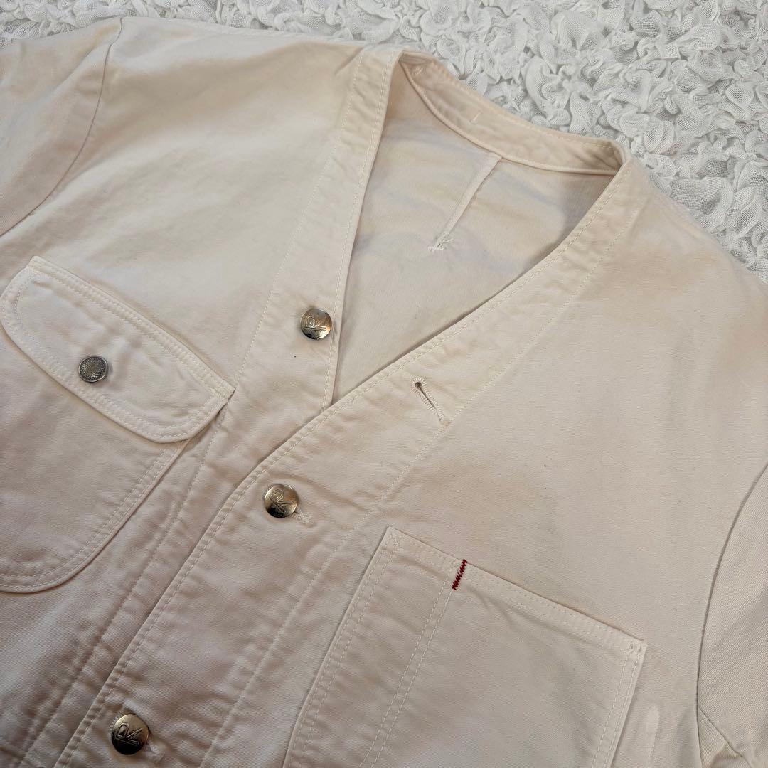 美品 45r おこめサテンベストオール　カバーオール