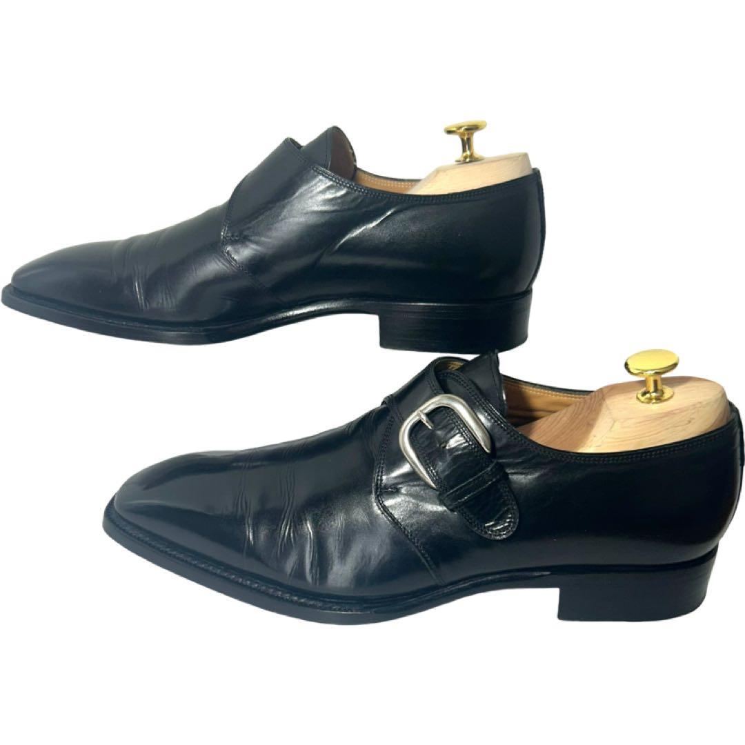 フラテッリボルジョーリ　シングルモンクシューズ　8