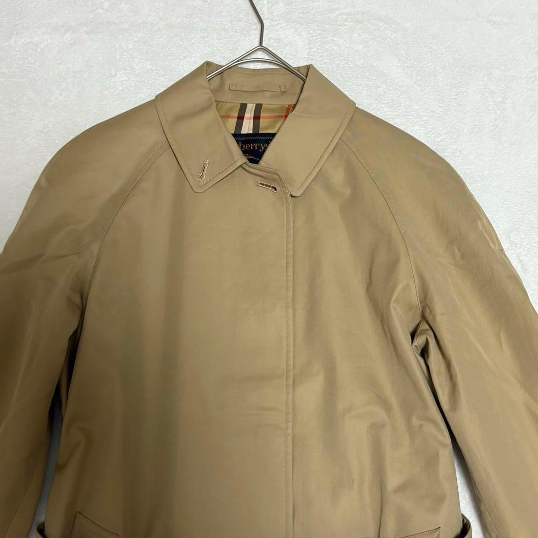 Burberry's ノバチェックベルト付き ステンカラーコート ベージュ