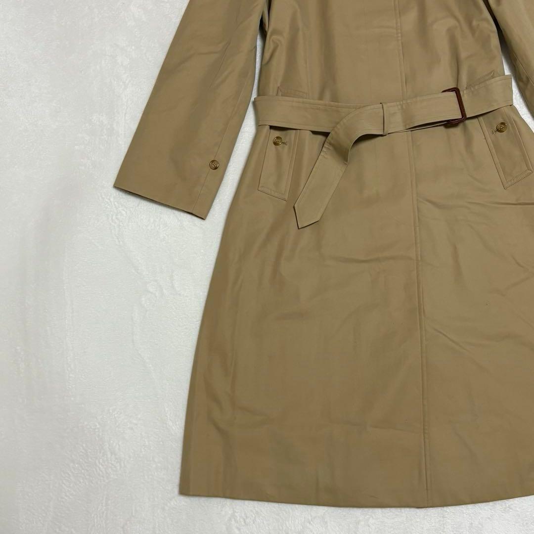 Burberry's ノバチェックベルト付き ステンカラーコート ベージュ