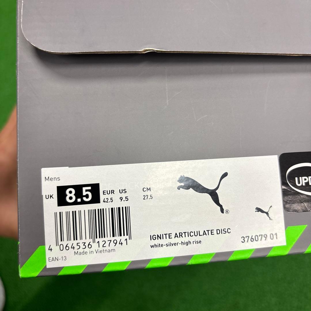 PUMA ゴルフシューズ ホワイト アイコニック27.5