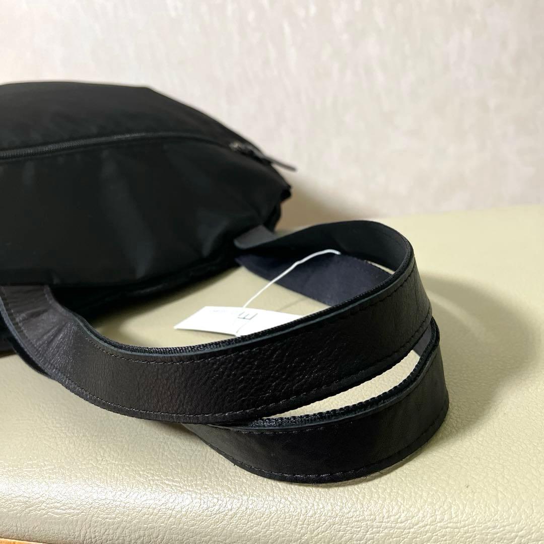 新品＊慈雨 ジウ jiu センソユニコ ドット柄ハンドバッグ トートバッグ 黒