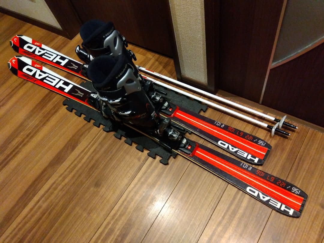 【ハイエンド】HEAD/男性・女性用/スキーセット/メンテ・WAX済み✔