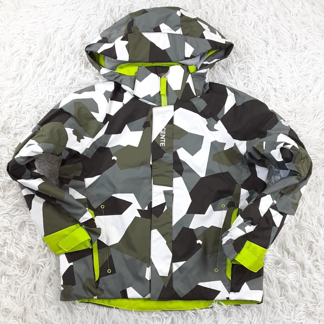 美品◎DESCENTE デサント スキーウェア 上下 グレー系 120cm