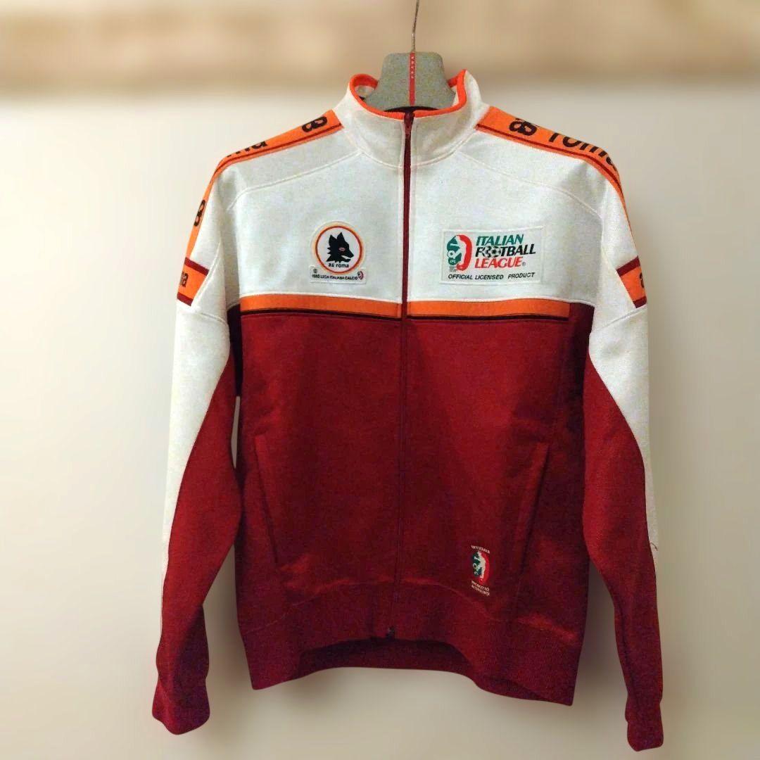 希少　as roma ジャージ上下ハーフパンツ3点セット 赤/白