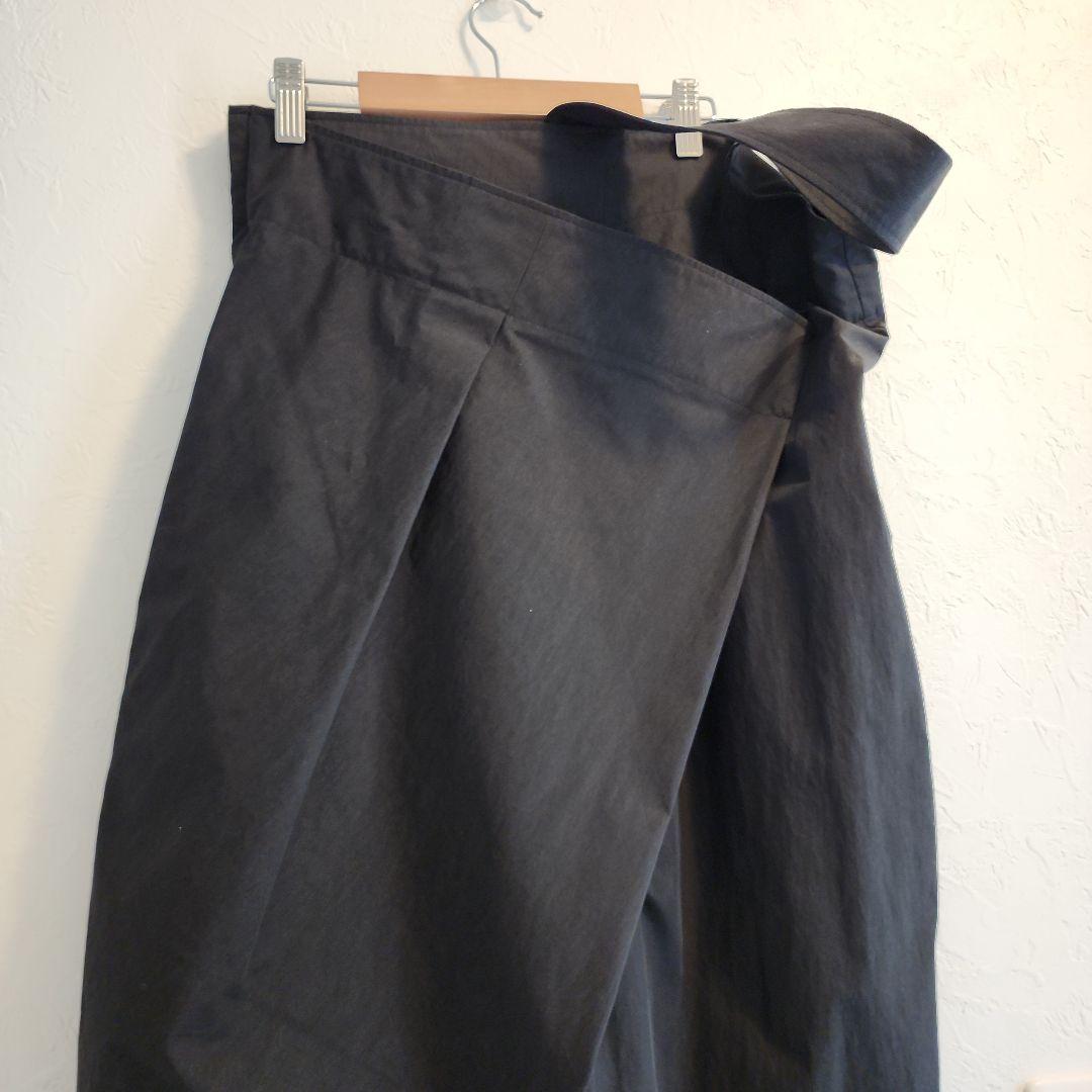 新品　2024SS etre tokyo ワンショルダーラップワイドパンツ