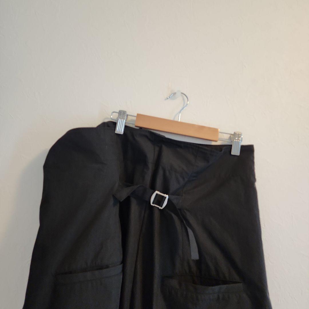 新品　2024SS etre tokyo ワンショルダーラップワイドパンツ