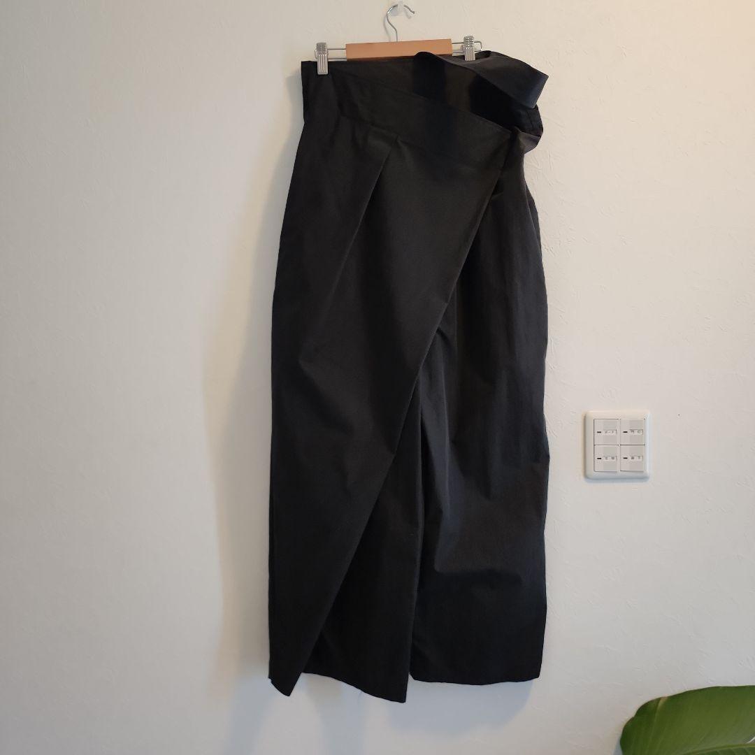 新品　2024SS etre tokyo ワンショルダーラップワイドパンツ