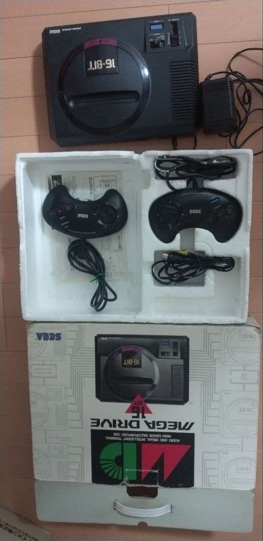 セガメガドライブ　箱付き本体