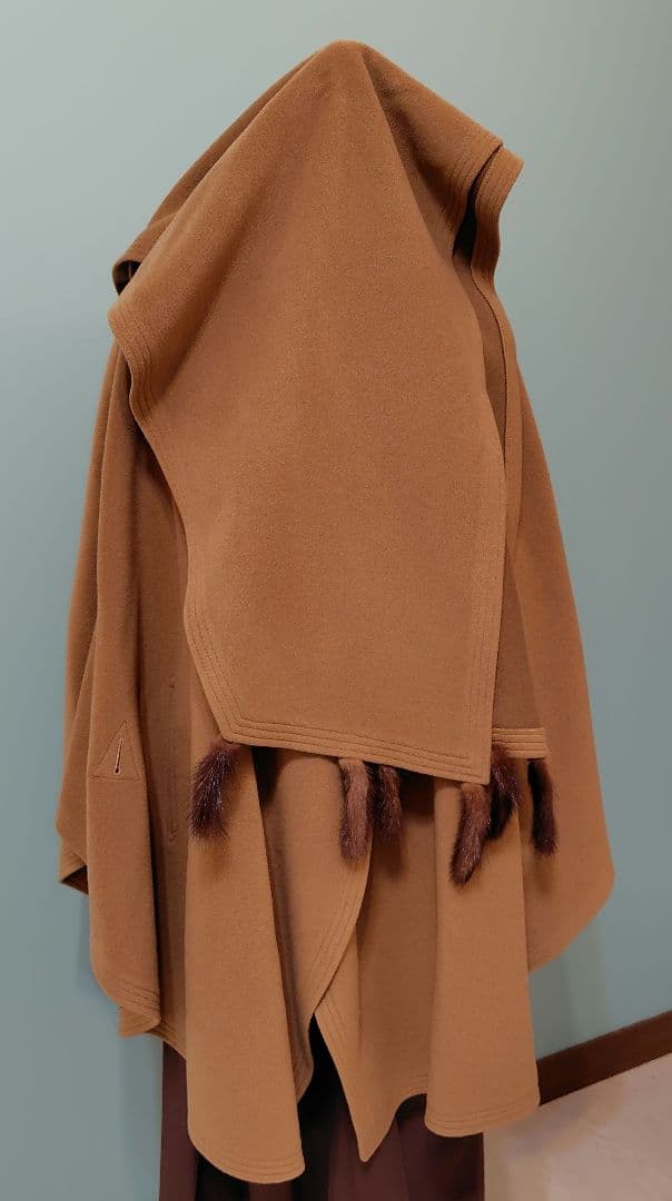 マックスマーラ◇カシミヤ♡キャラメル ケープコート９号♡明日まで値下げ