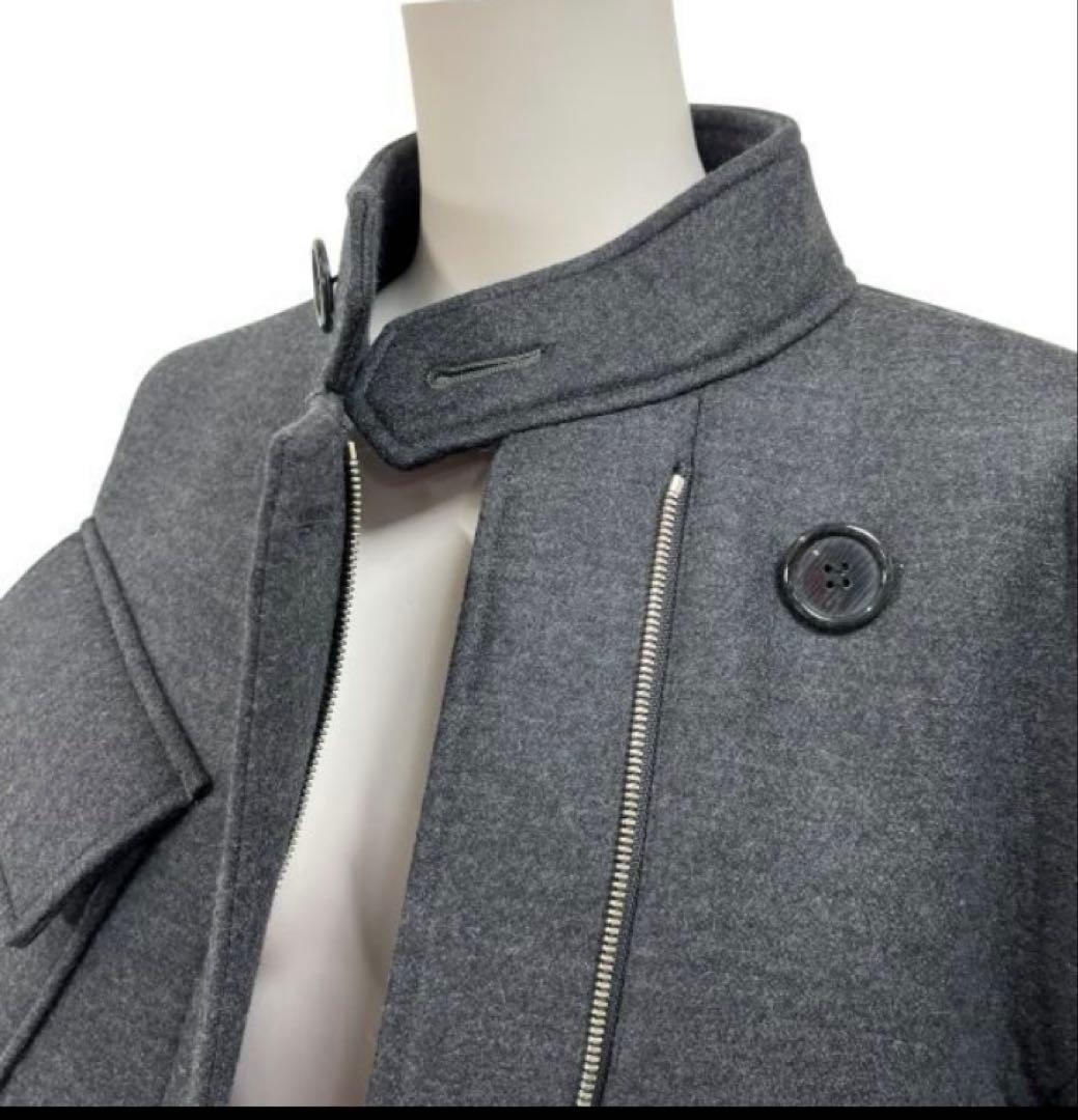 ENFOLD ウールジャケット コート　サイズ38 グレー