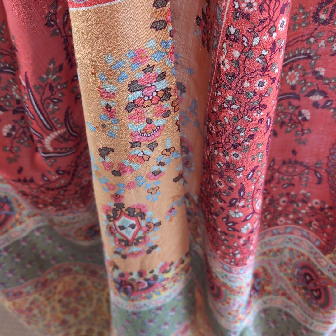 エトロ 民族調ヴィンテージウール ショール