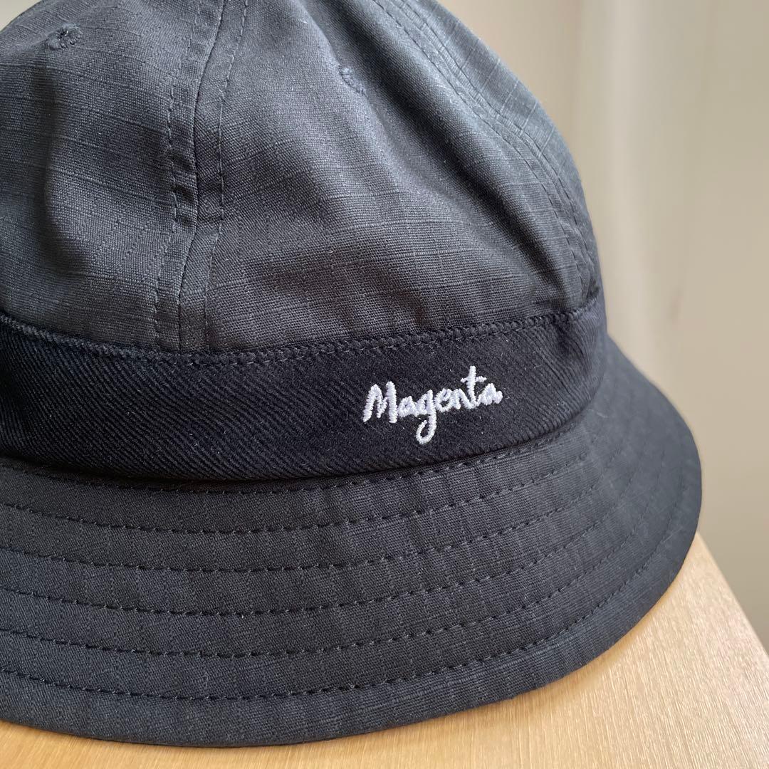 スケートボード Magenta Script Bucket Ripstop Hat