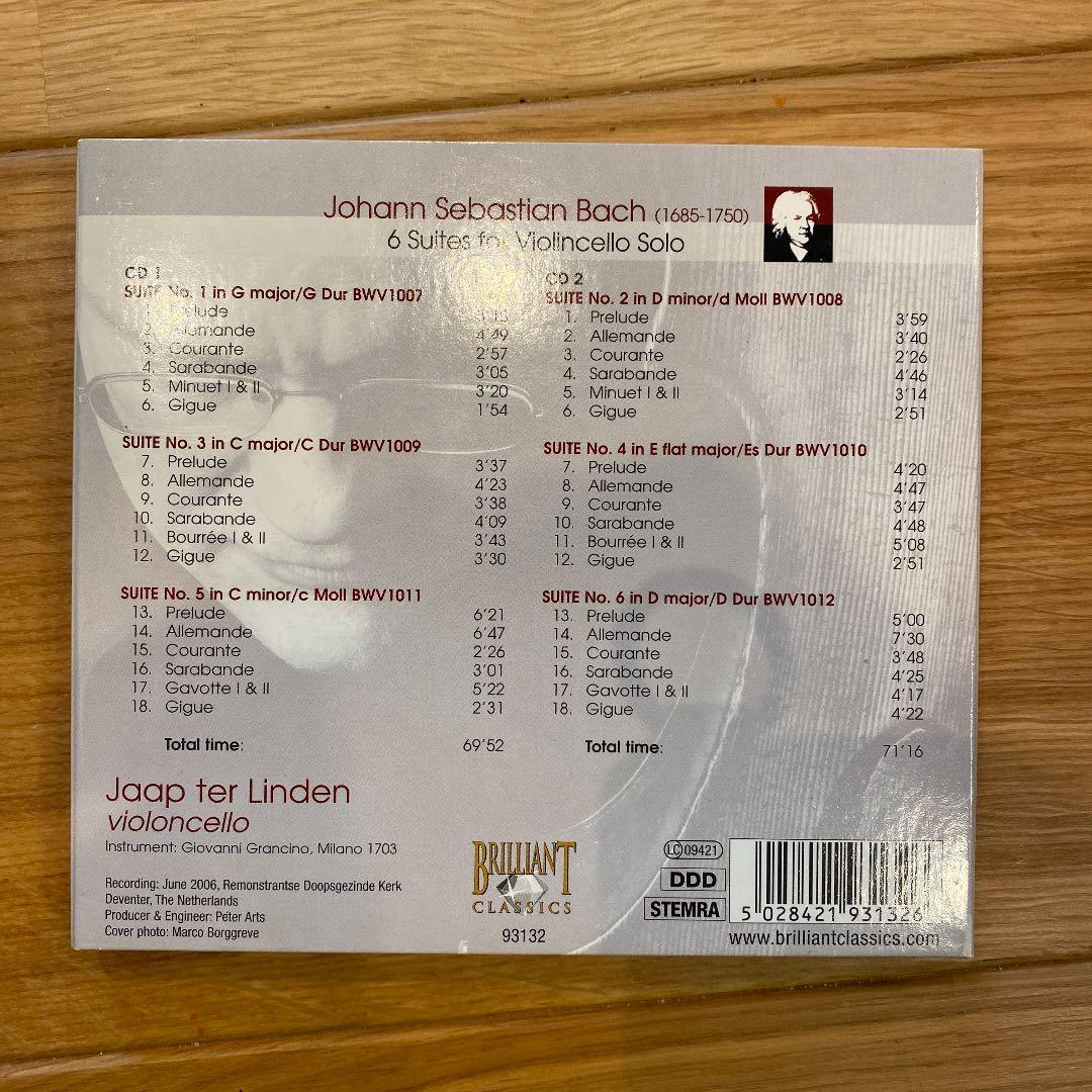 バッハチェロ無伴奏組曲CD