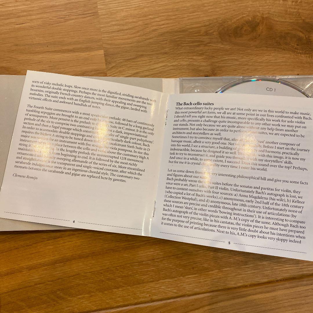 バッハチェロ無伴奏組曲CD