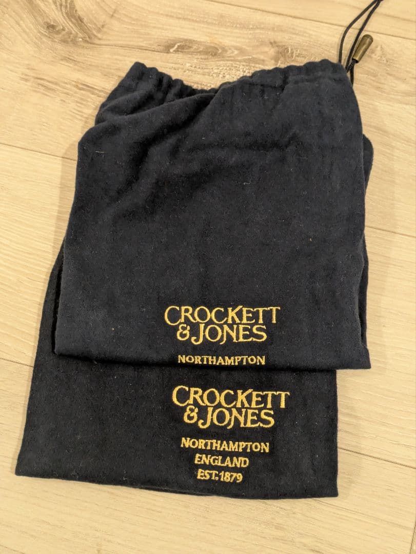 Crockett＆Jones ストレートチップ AUDLEY UK7.5 茶色