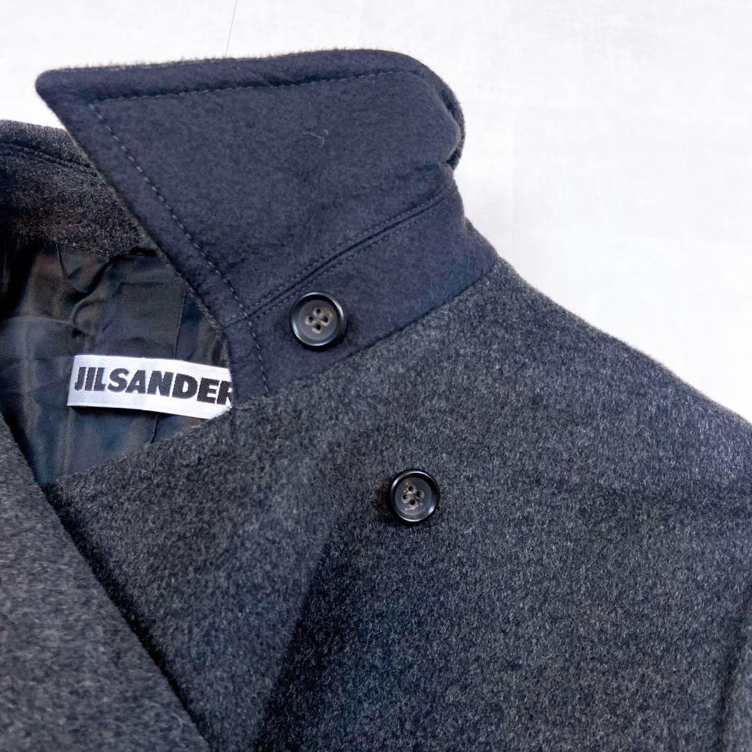 ★美品！ロング102cm丈 ジルサンダー アンゴラ カシゴラ トレンチコート