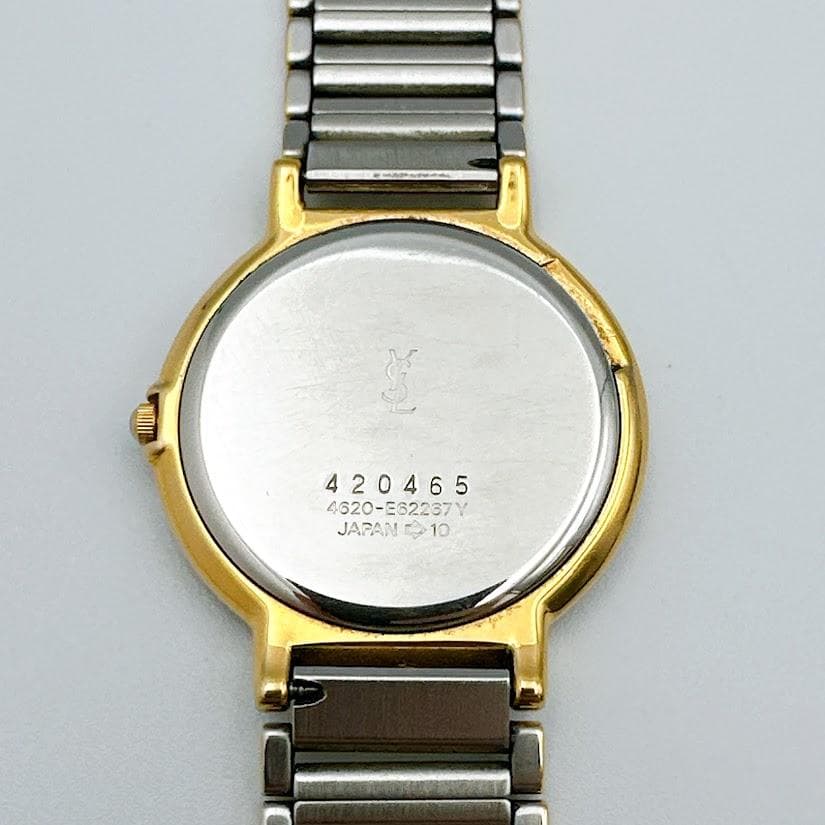 イヴサンローラン 腕時計 ユニセックス メンズ レディース 箱 コマ付 動作良好