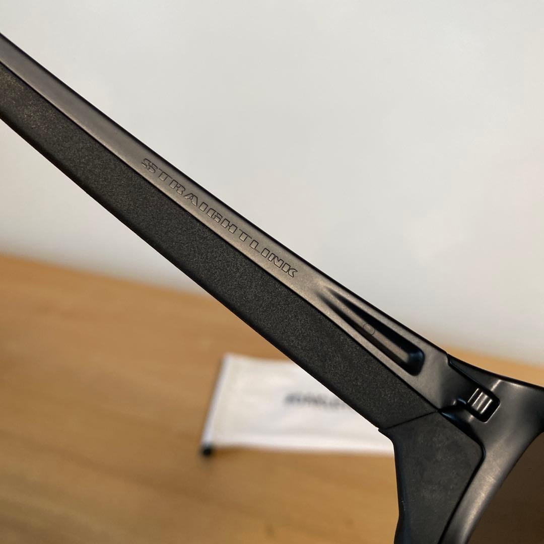 Oakley オークリー　ストレートリンク　ブラック偏光ミラーUSA製サングラス