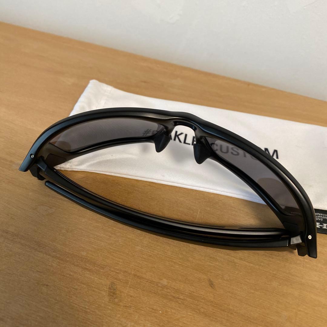 Oakley オークリー　ストレートリンク　ブラック偏光ミラーUSA製サングラス