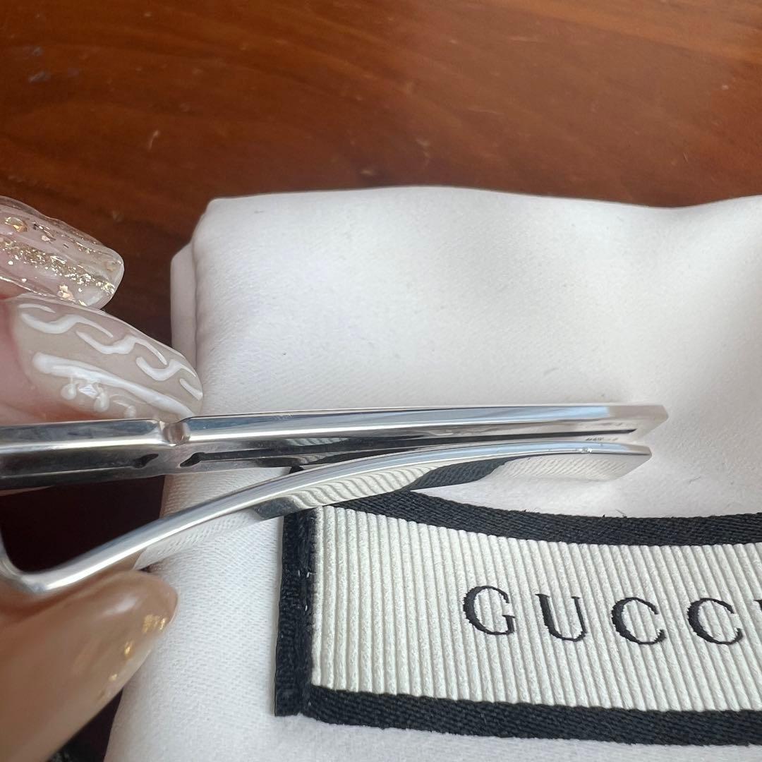 専用　【鏡面仕上】GUCCI ネクタイピン　タイピン　925　仕事　冠婚葬祭
