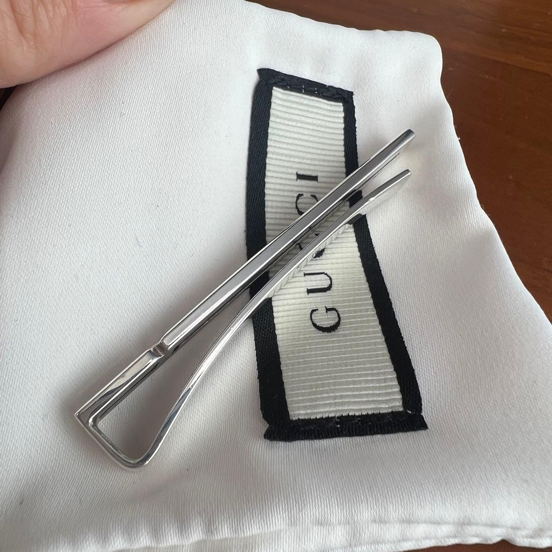 専用　【鏡面仕上】GUCCI ネクタイピン　タイピン　925　仕事　冠婚葬祭