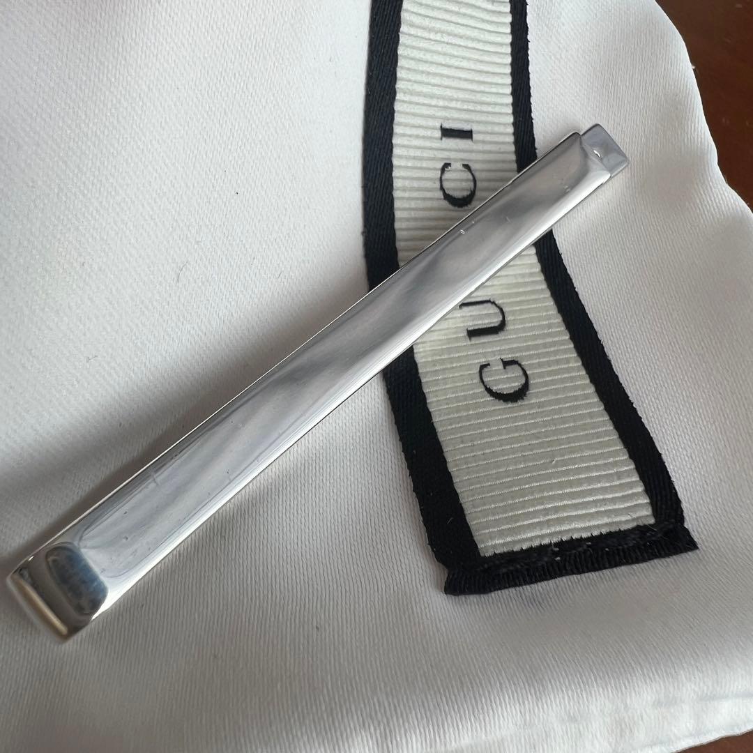 専用　【鏡面仕上】GUCCI ネクタイピン　タイピン　925　仕事　冠婚葬祭
