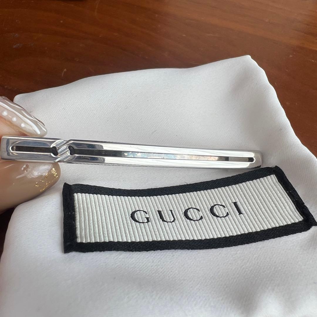 専用　【鏡面仕上】GUCCI ネクタイピン　タイピン　925　仕事　冠婚葬祭