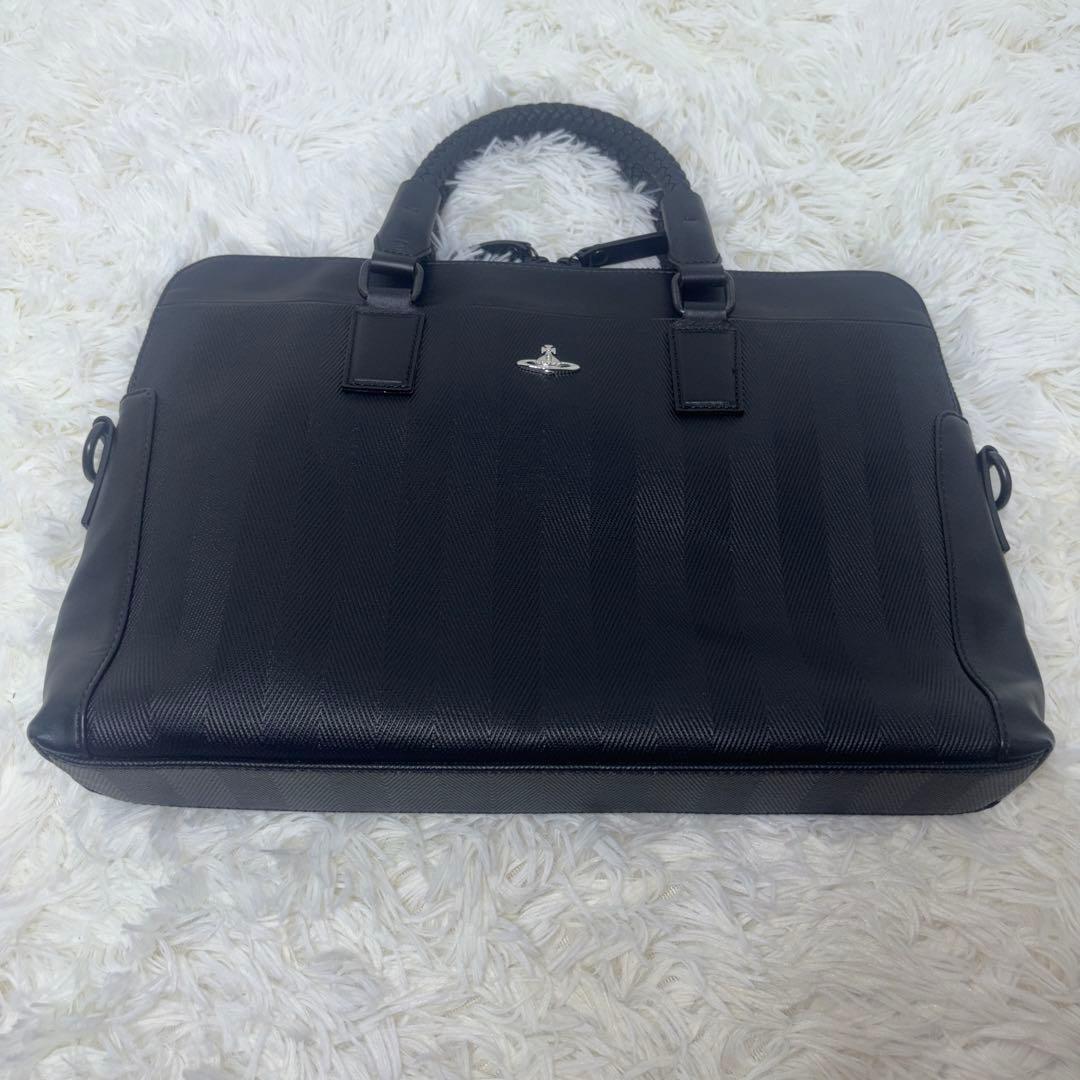 [美品] Vivienne Westwood ビジネスバッグ 2way 黒