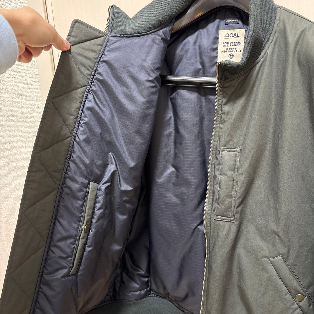最終値下げ nanamica フライトジャケット MA-1 オリーブ M 美品
