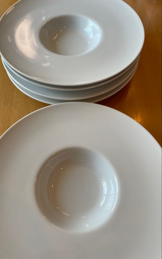 KANESUZU製ワイドリム皿29cm5枚セット12/16迄SALE価格