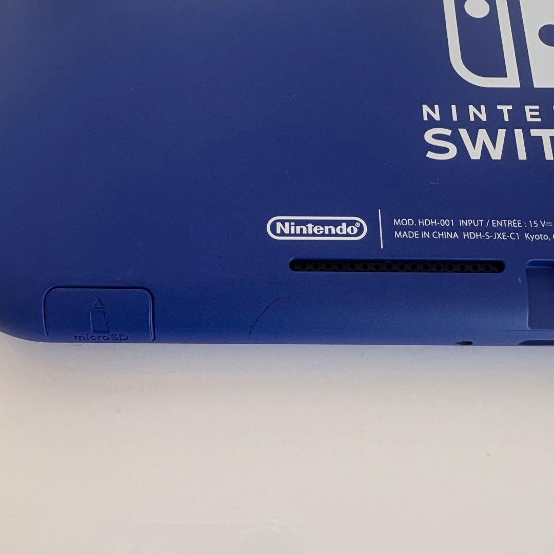 Nintendo Switch Lite ブルー 本体 ACアダプター付 箱無し