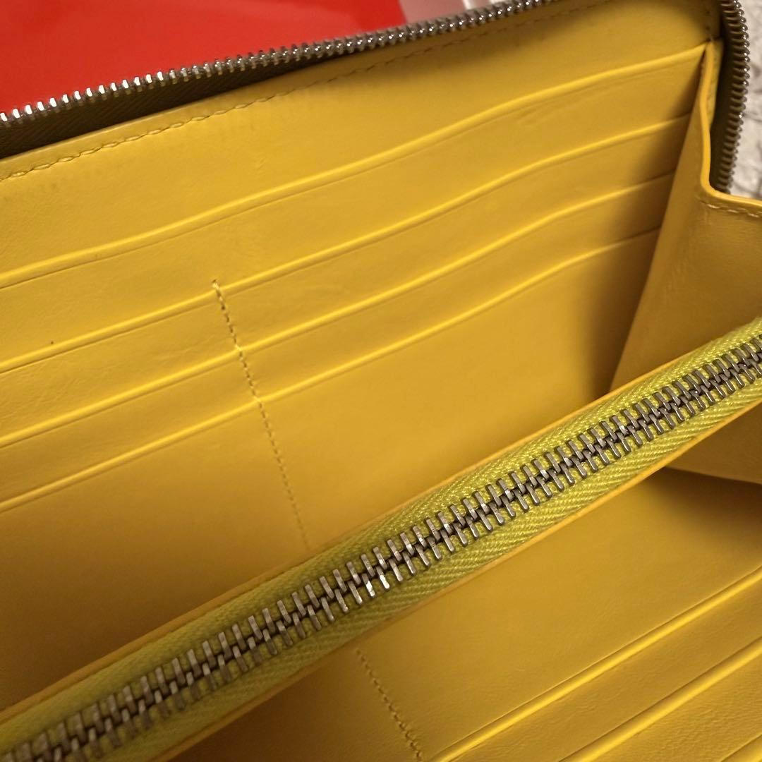 【正規品】CÉLINE グレー レザー 長財布/シリアルナンバー有