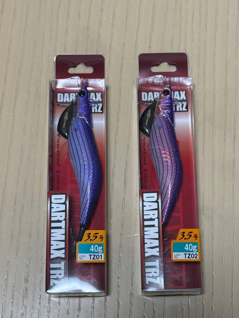 大人気の希少エギ　DARTMAX TRZ 40g TZ01 TZ02 ２個セット