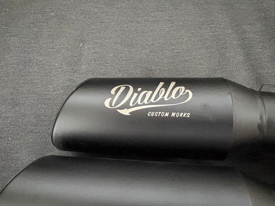 Diablo カスタムマフラー マットブラック