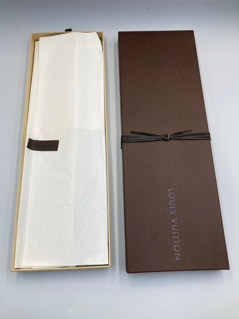 【美品 箱付】LOUIS VUITTON ルイヴィトン ネクタイ ダミエ柄
