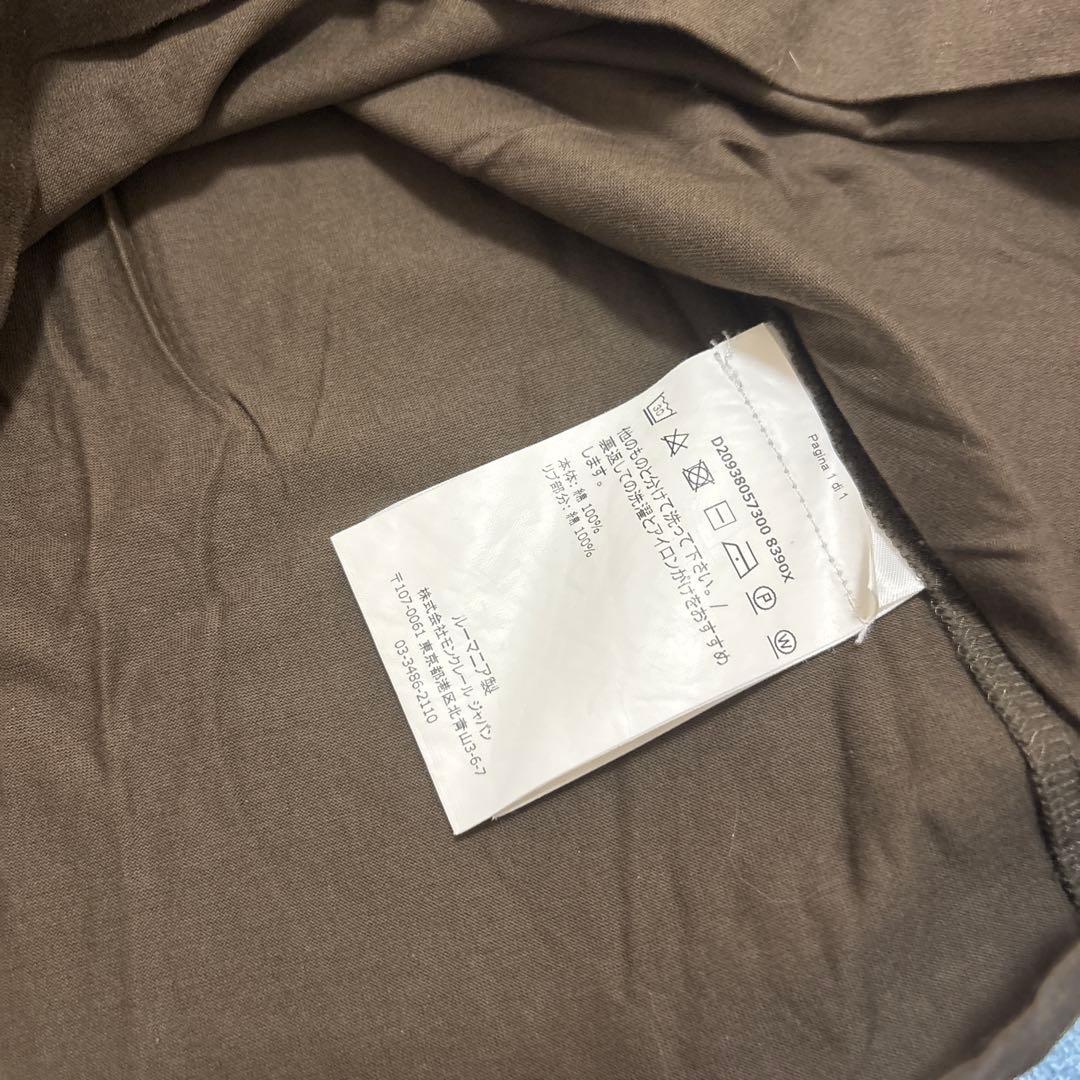 MONCLER ダークグリーン 長袖Tシャツ