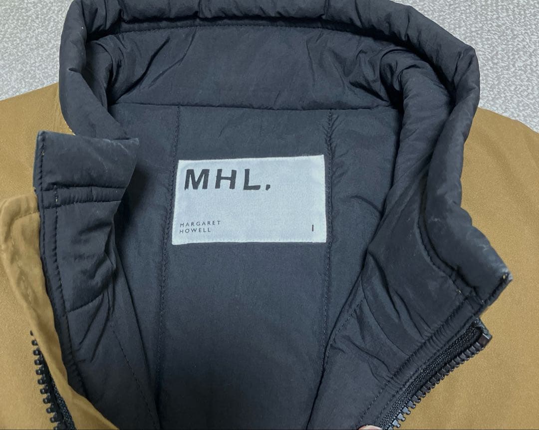 MHL コットンナイロン　中綿ベスト