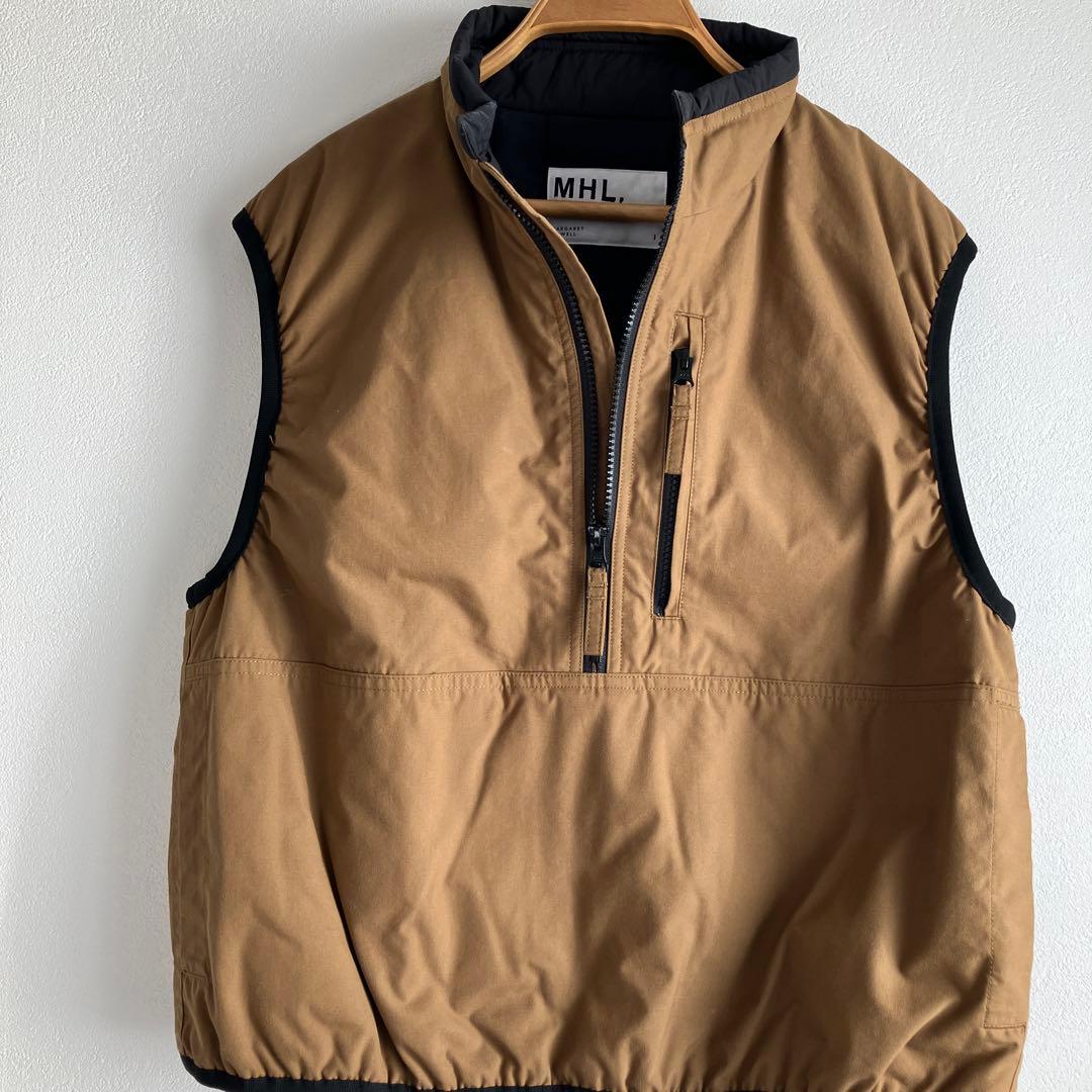 MHL コットンナイロン　中綿ベスト