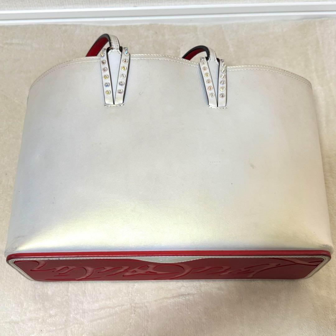 クリスチャン ルブタン トートバッグ カバタ スタッズ ポーチ付き