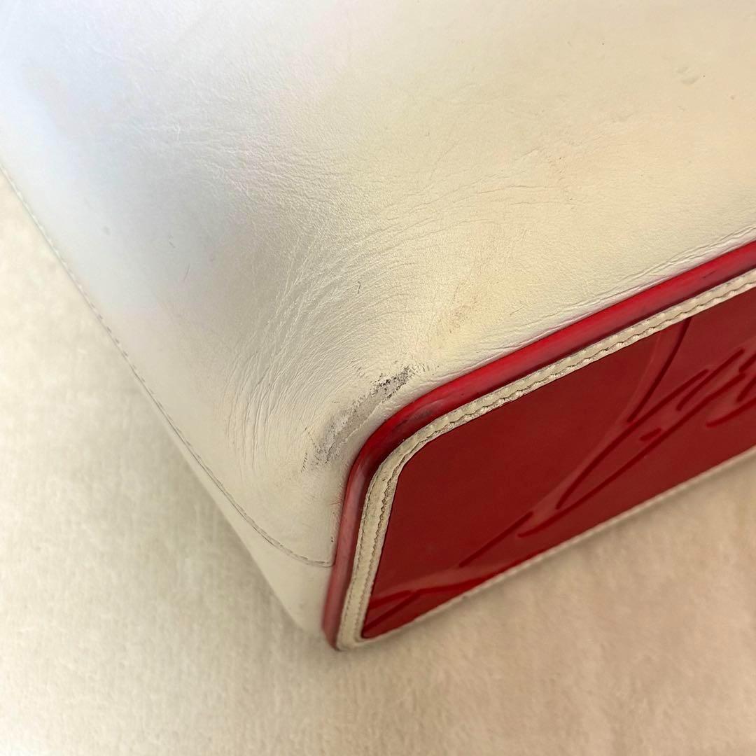 クリスチャン ルブタン トートバッグ カバタ スタッズ ポーチ付き